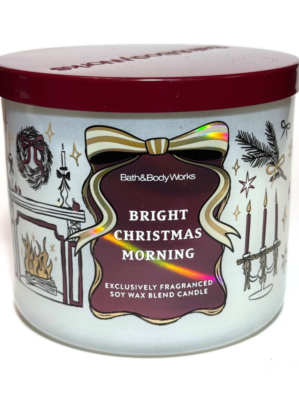 BRIGHT CHRISTMAS MORNING 3 Wick Candle